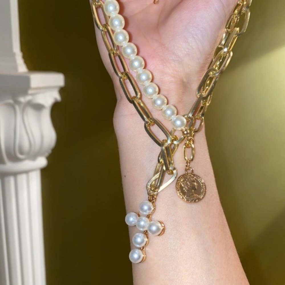 Pearls Choker Necklace - Picture 6 of 8